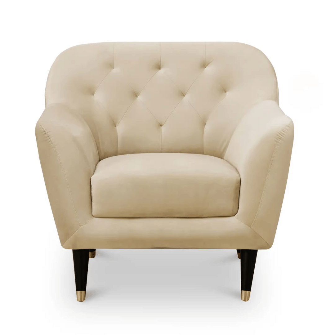 Aura Fabric Lounge Chair - rear_view
