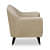 Aura Fabric Lounge Chair - right_view