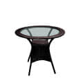 Veranda Wicker Outdoor Table With Chair Sets - left_view