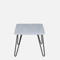 Repid Metal Coffee Table in White - rear_view