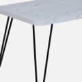 Repid Metal Coffee Table in White - right_view
