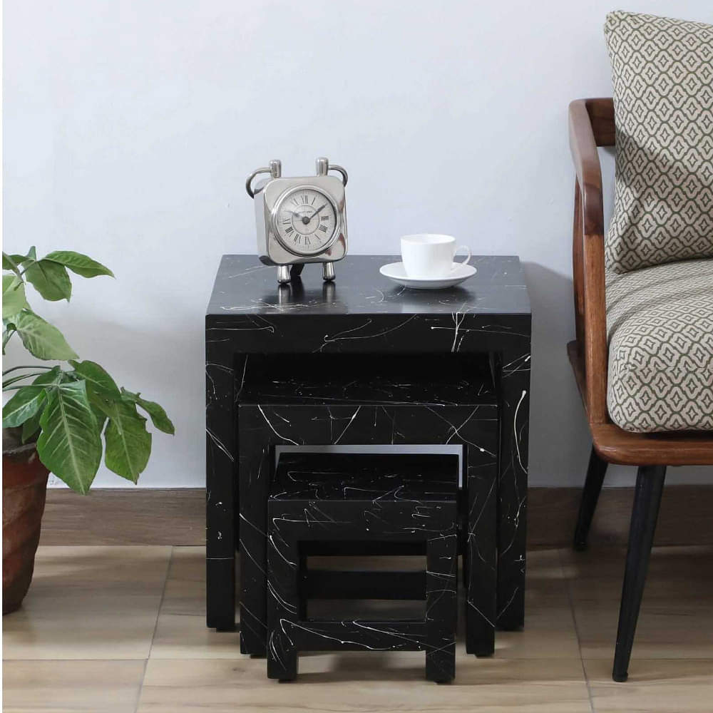 Ness Solid Wood Nest Tables - photo