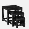 Ness Solid Wood Nest Tables - front_view