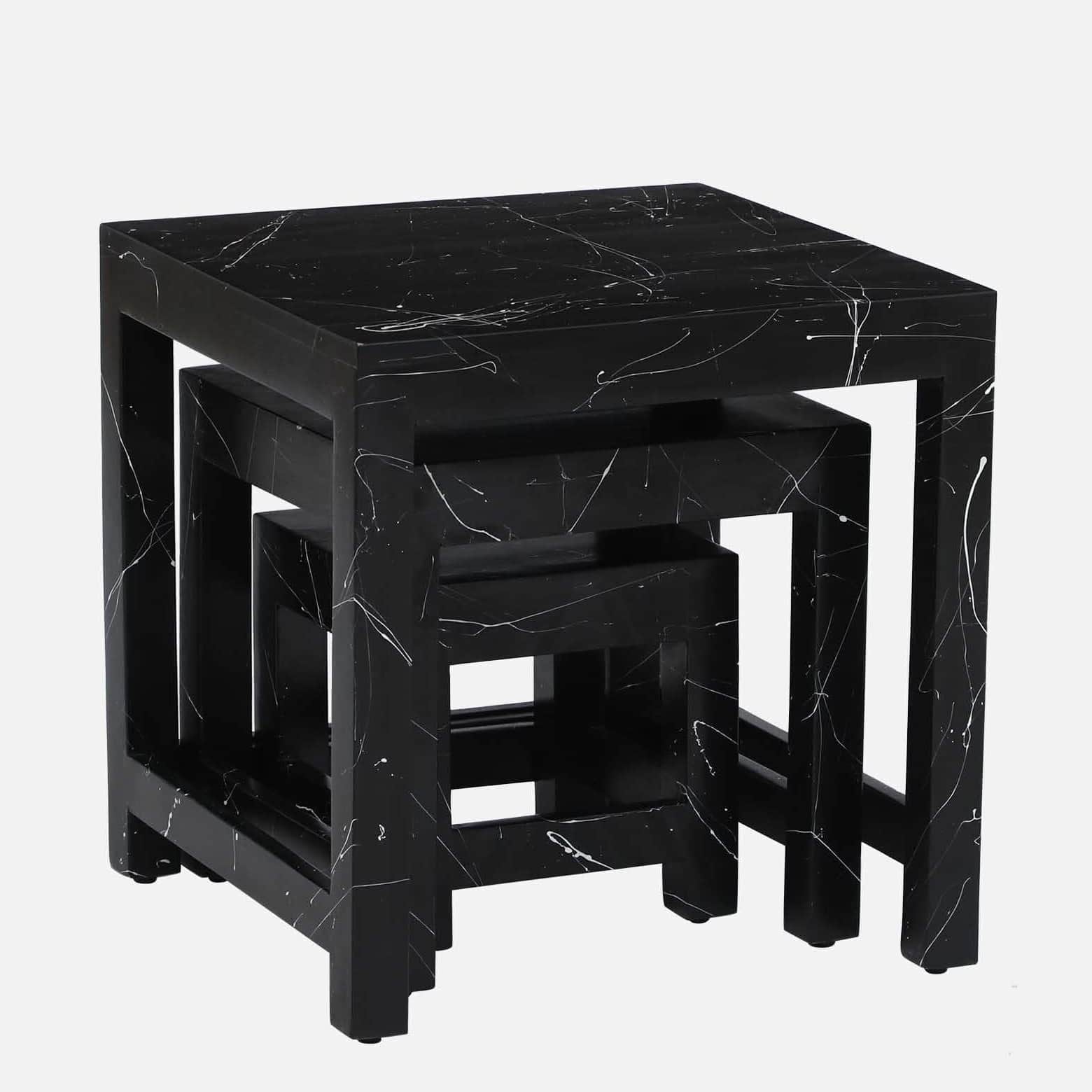 Ness Solid Wood Nest Tables - rear_view