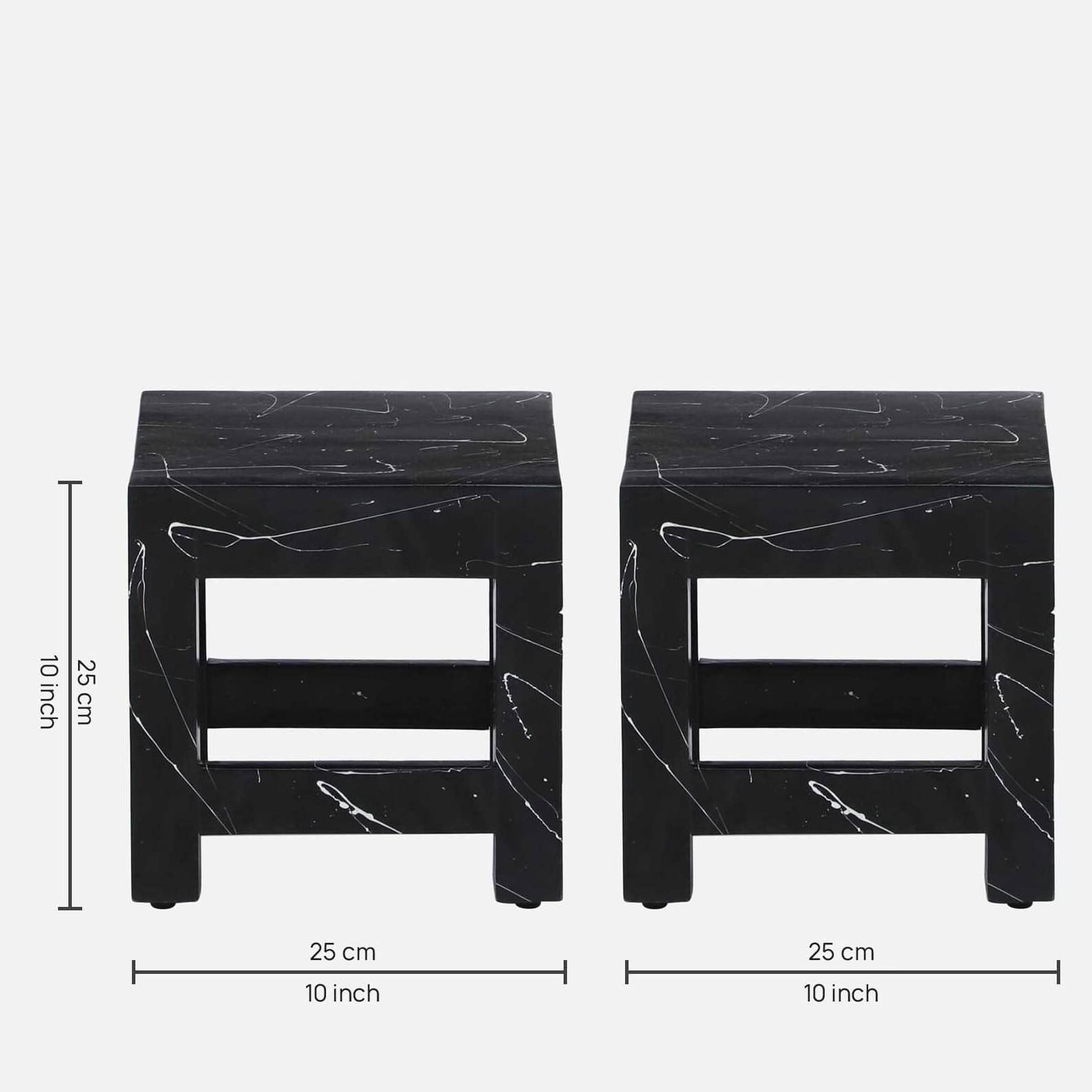 Ness Solid Wood Nest Tables