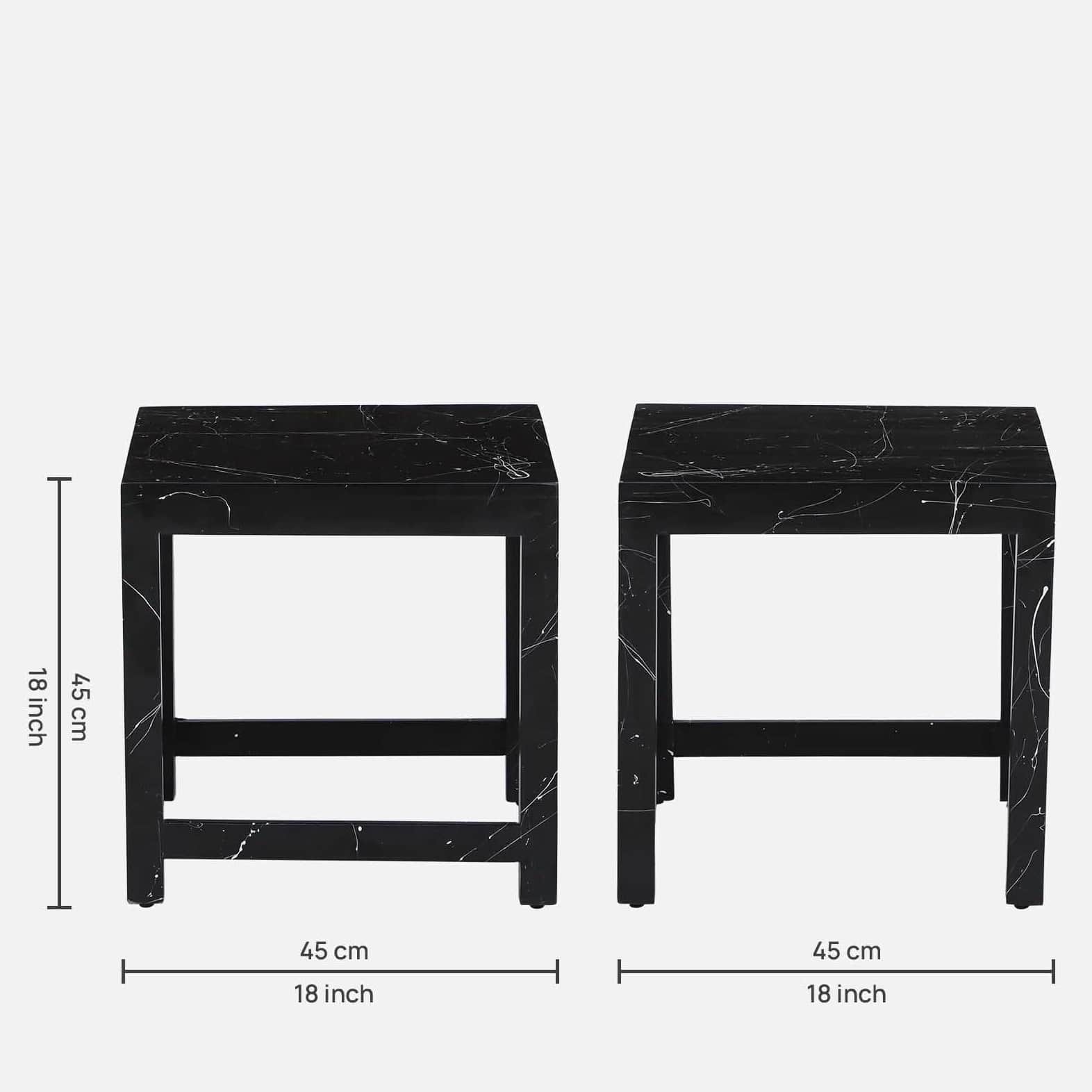 Ness Solid Wood Nest Tables - right_view