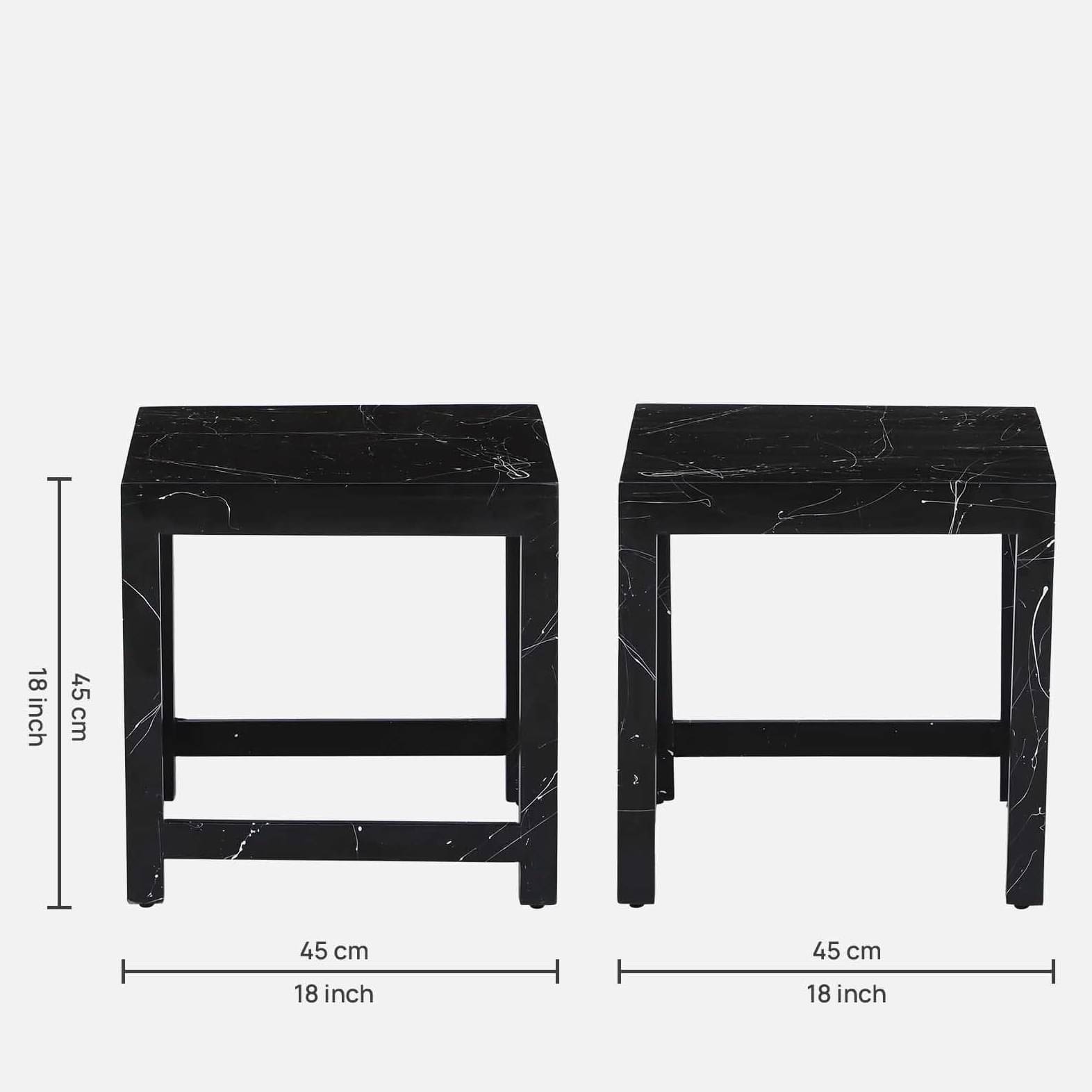 Ness Solid Wood Nest Tables