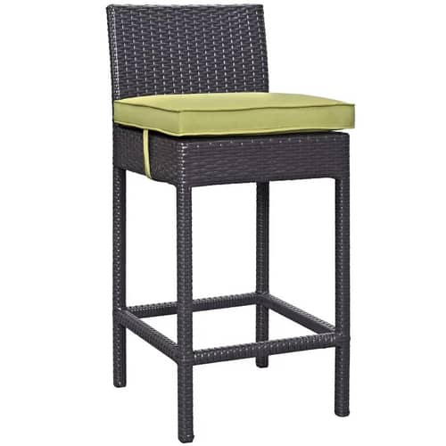 Orleans 4+1 Bar Chair Set I Furniture Wicker Waving  with Cushions
