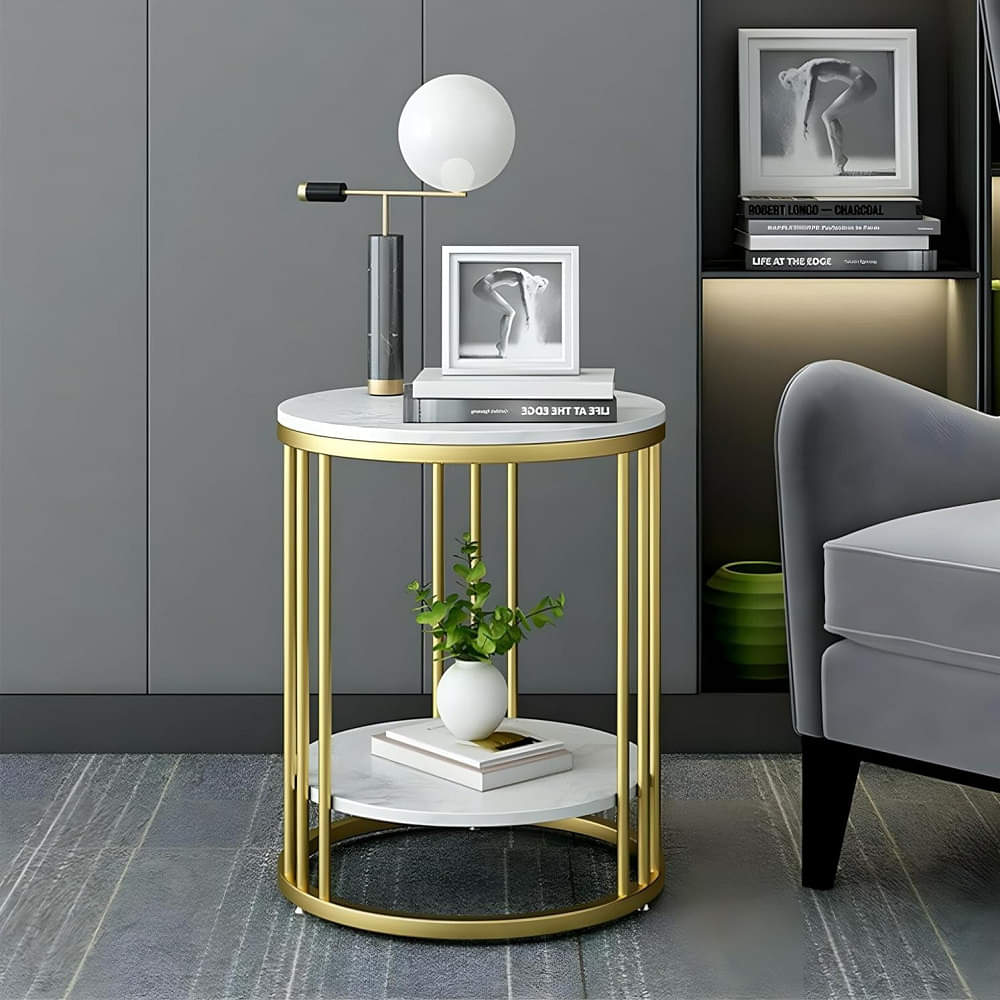 Nexon Round Modern Side Table - photo