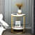 Nexon Round Modern Side Table - front_view