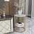 Nexon Round Modern Side Table - rear_view