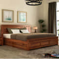 King Size Bed with Storage - photo