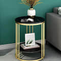 Nexon Metal-Gold Side Table - photo