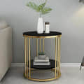 Nexon Metal-Gold Side Table - front_view