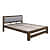 Foster Wooden Single Bed - top_view