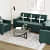 Neoxy Wood fabric 3+1+1 sofa set - photo