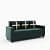 Neoxy Wood fabric 3+1+1 sofa set - top_view