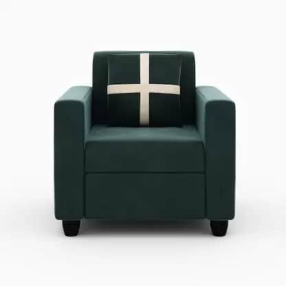 Neoxy Wood fabric 3+1+1 sofa set - left_view