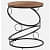 Sapa Metal End Table in Black Colour - front_view