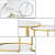 Coffee Tables in marble Finish ( Set of 2 ) - rear_view