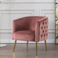 Sacramento Velvet Barrel Chair - photo