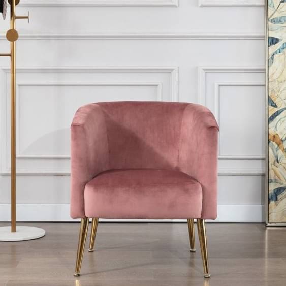 Sacramento Velvet Barrel Chair