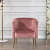 Sacramento Velvet Barrel Chair - front_view