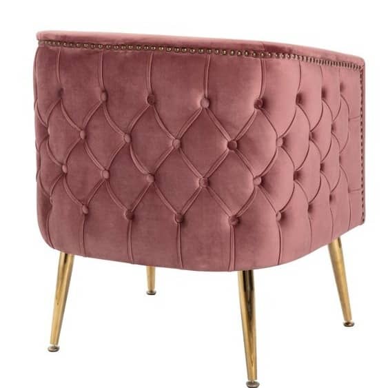 Sacramento Velvet Barrel Chair