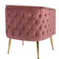 Sacramento Velvet Barrel Chair - rear_view