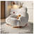 Tauras Luxurious Arm Chair with Footstool - left_view