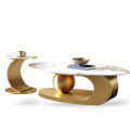 Timpani Metal Coffee Table - rear_view