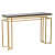 Warc Black Tempered Glass Top Console Table - rear_view