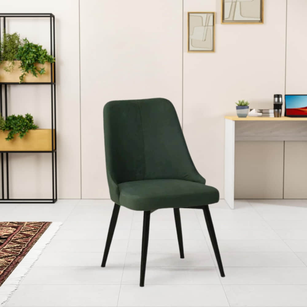 Collette Dining Chair In Green Colour - photo