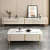 Modern Stone Top Centre Table With Storage - photo