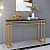Warc Black Tempered Glass Top Console Table - photo