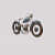 Harley Davidson Bike Multicolor Wall Art - top_view