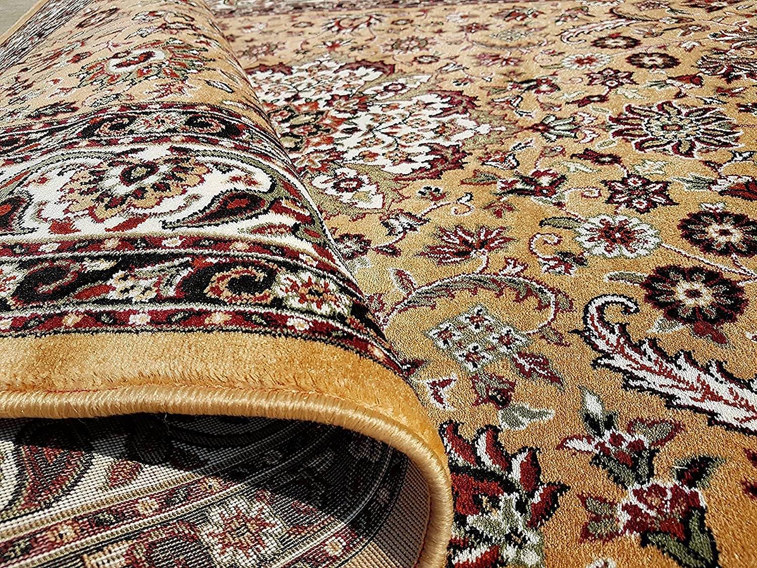 Gold Royal Silk Carpet With 18mm Pile