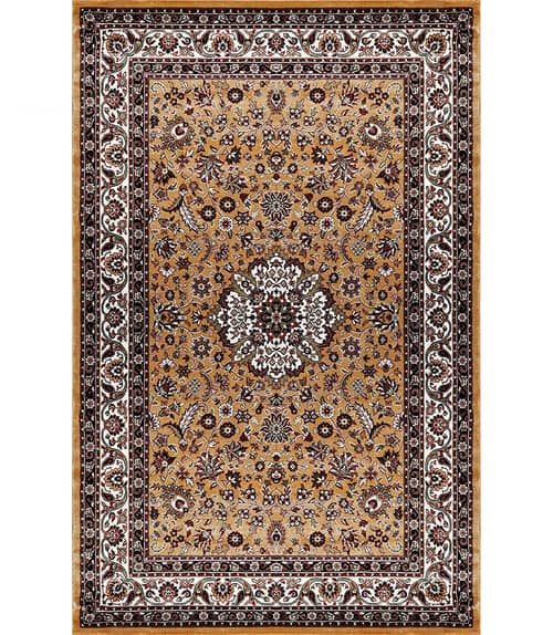 Gold Royal Silk Carpet With 18mm Pile