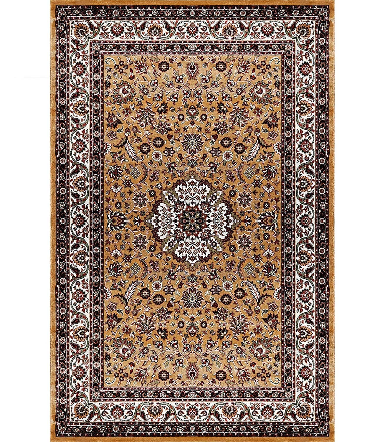 Gold Royal Silk Carpet With 18mm Pile