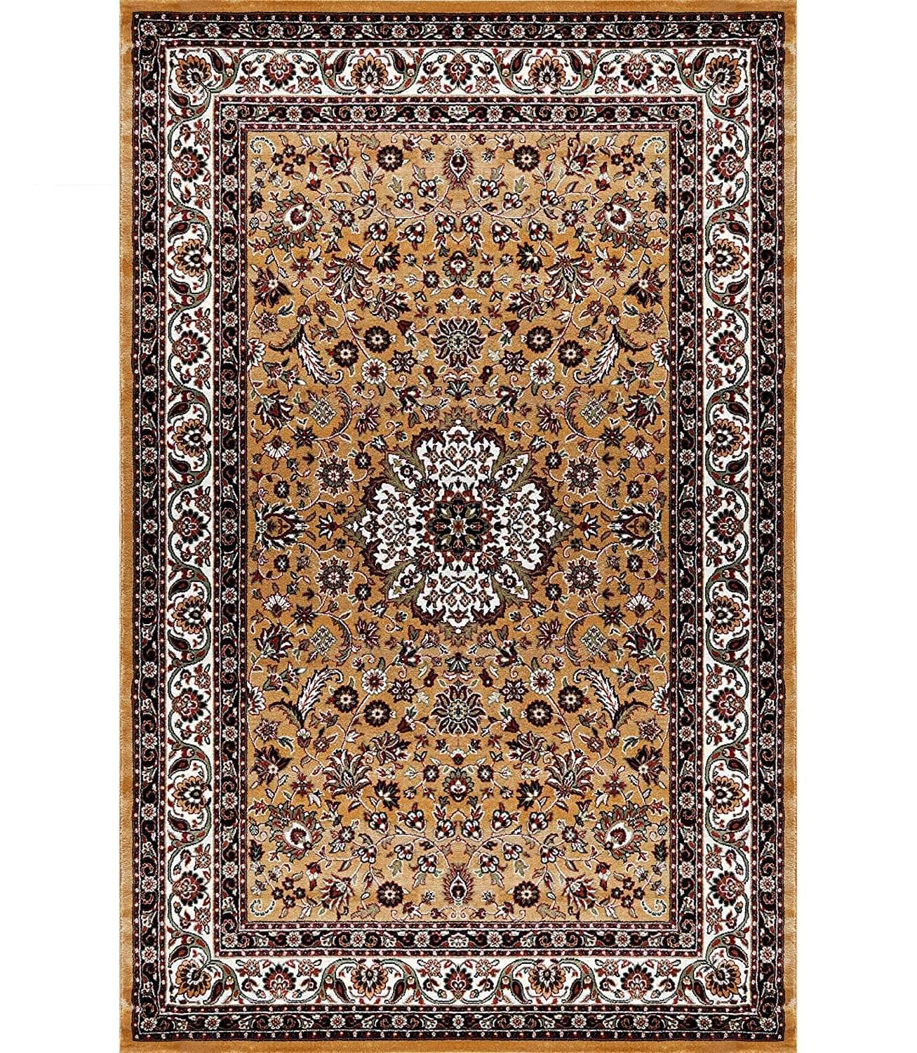 Gold Royal Silk Carpet With 18mm Pile