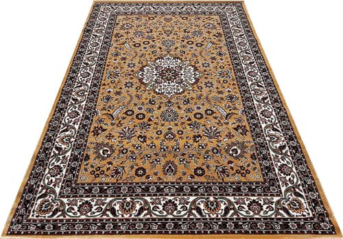 Gold Royal Silk Carpet With 18mm Pile