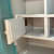 2 Door Steel Wardrobe With Mirror - rear_view