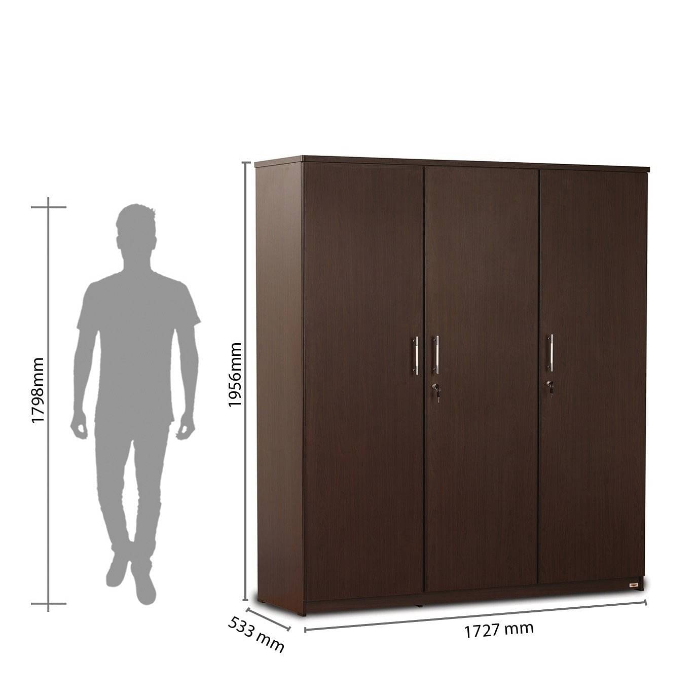Sapporo 3 Door Wardrobe