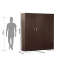 Sapporo 3 Door Wardrobe - left_view
