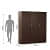 Sapporo 3 Door Wardrobe - left_view