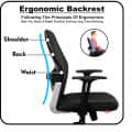 Platinum Medium Back Office Chair - top_view
