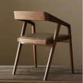 Tauras Sheesham Wood Arm Chair - front_view