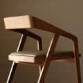Tauras Sheesham Wood Arm Chair - top_view
