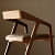 Tauras Sheesham Wood Arm Chair - top_view