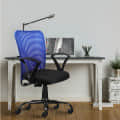 Clint Sigma Mesh Mid Back Office Chair (Blue) - photo